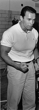 Arnold Schwarzenegger, President Bush 1, physical fitness emissary